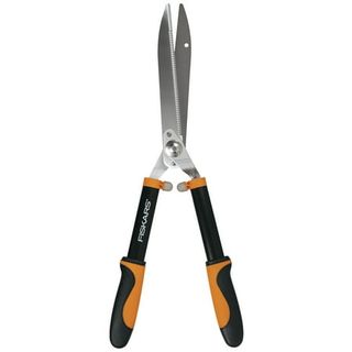 Fiskars Power-Lever Hedge Shears With Soft Grip and Precision-Ground Steel Blades